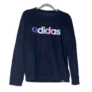 Adidas Women Multi-Color Logo Long Sleeve Top Sz M